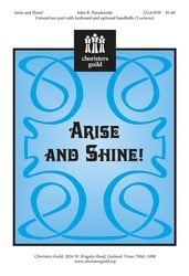Arise and Shine Unison/Two-Part choral sheet music cover